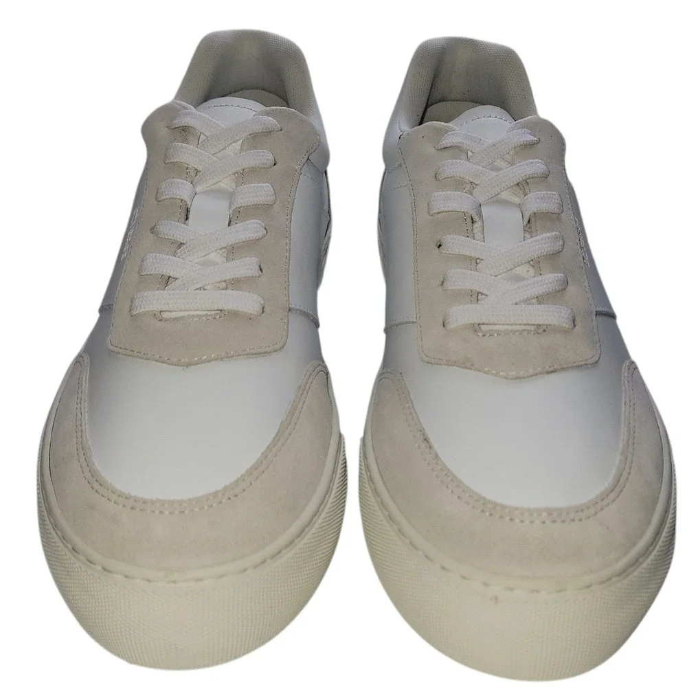 DiVERGE Handcrsfted Italian Leather Suede‎ Tan Low Top Sneaker Men's Sz 12 K502